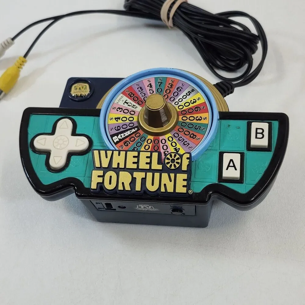 Jakks Wheel of Fortune Plug and Play TV Game Tested Vintage 2005 Console System